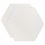 Porcelanato Borda Bold Love Hexa Matte Lux Branco 17,4x17,4cm Caixa com 10 Unidades - Portinari 