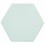 Porcelanato Esmaltado Matte Borda Bold Love Hexa Soft Azul Claro 17,4x17,4cm Caixa com 10 Unidades - Portinari 