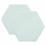 Porcelanato Esmaltado Matte Borda Bold Love Hexa Soft Azul Claro 17,4x17,4cm Caixa com 10 Unidades - Portinari 