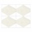 Porcelanato Natural Borda Bold Ritual Hexa Off Branco 30x38cm - Portinari 