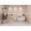 Porcelanato Polido Retificado Bernini Oro 60x120cm Off White - Eliane            