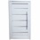 Porta Pivotante Esquerda em Pvc Premium 216x100cm Branca - Brimak