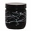 Pote Decorado Marmorizado Preto E Branco 425ml - Fratelli