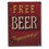 Quadro em Madeira Free Beer 40x30cm - Casa Etna