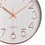 Relógio de Parede 30cm Branco E Rosegold - Casanova