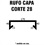 Rufo Capa Galvanizado Corte 28 com 2 Metros - Calha Forte