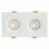 Spot de Embutir Easy Led Duplo 5w 4000k Luz Neutra Bivolt Branco - Bronzearte 