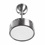 Ventilador de Teto com Lustre para 2 Lâmpadas Fharo 130w 110v Prata - Ventisol